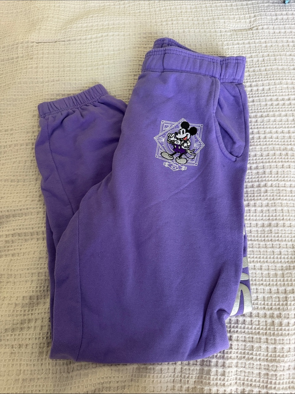 Disney Lavender Mickey Mouse Joggers
